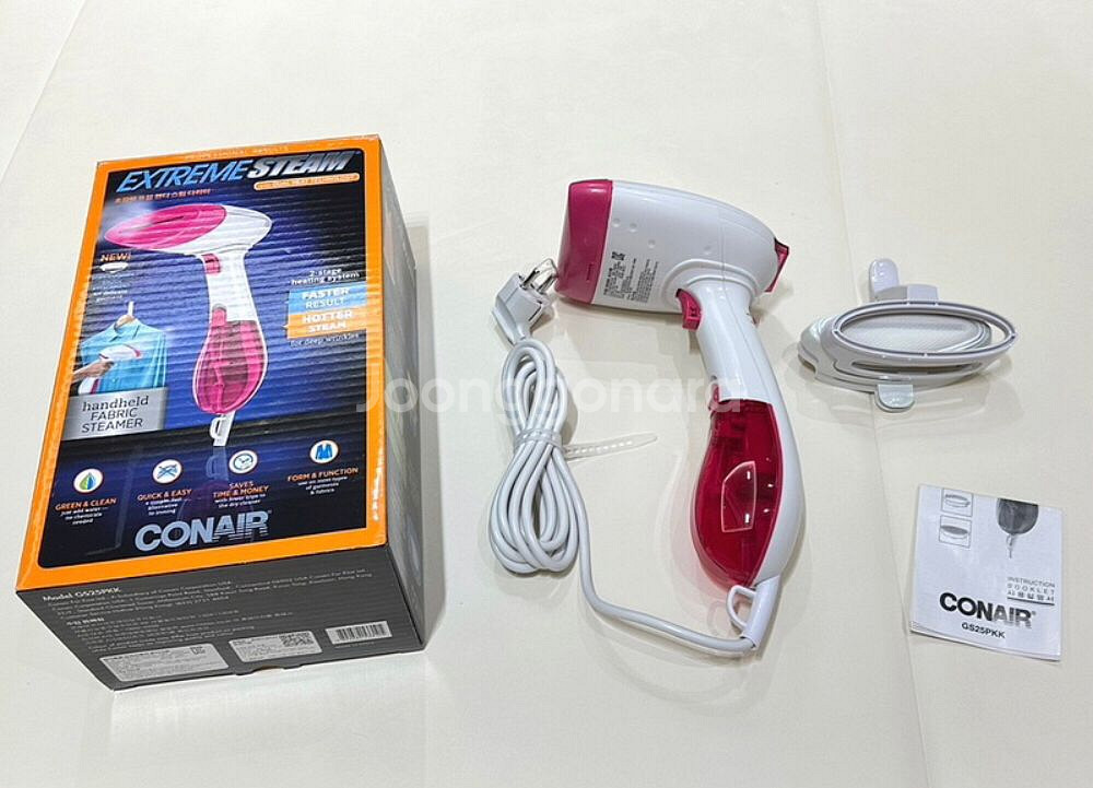 핸디형 스팀다리미 살균기 미개봉 새제품 이에요--0