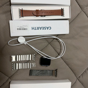 애플워치10 네추럴티타늄 46mm