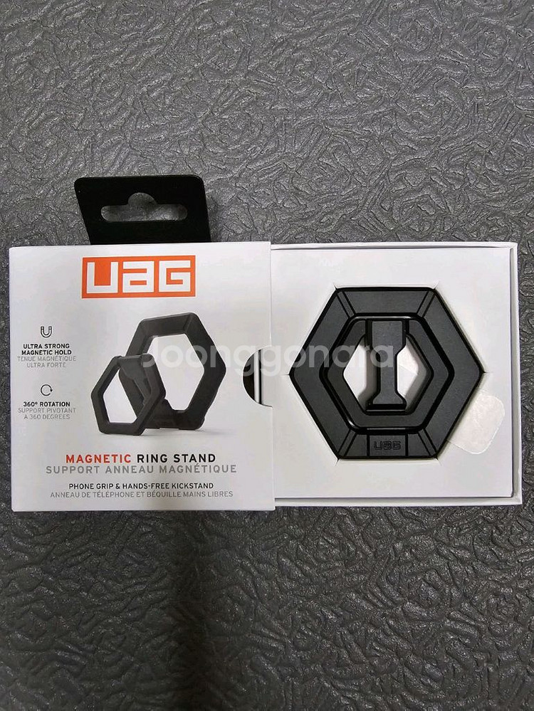 [구매] UAG 맥세이프 마그네틱 링 자석 거치대 블랙--0