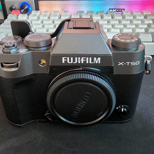 x-t50 차콜 바디 + xf27mm f2.8