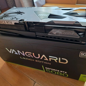MSI Geforce RTX 5080 뱅가드 런치에디션