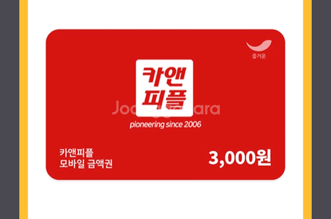 카앤피플 세차 할인권 3천원권--0