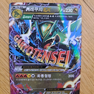 M레쿠쟈 EX 포켓몬카드