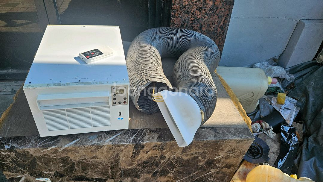 창문형 에어컨 이동식 에어컨 캠핑에어컨 리모컨 호스포함--1