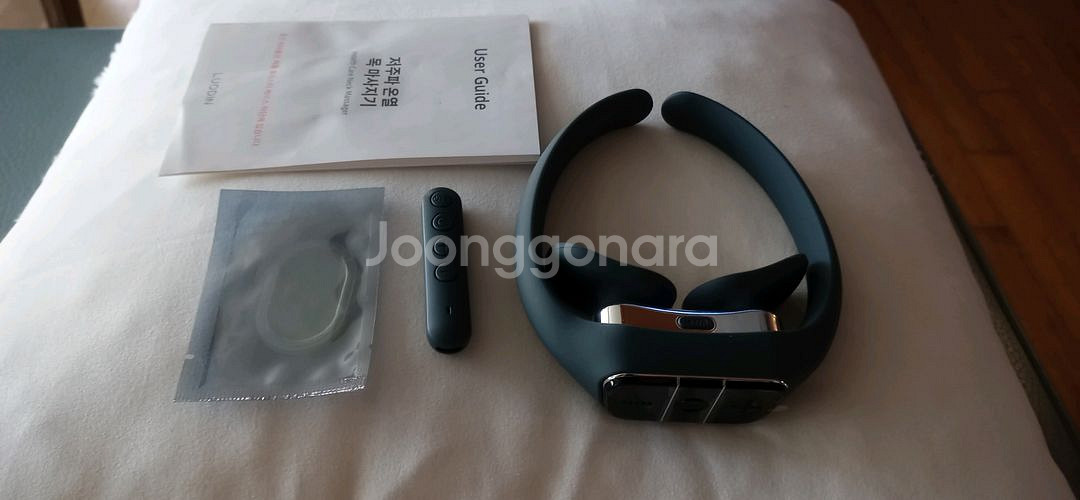 루오딘 저주파 온열 목 마사지기 새상품--0