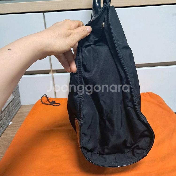 토리버치 블랙 나일론 토트백 숄더백 가방 빅백--1