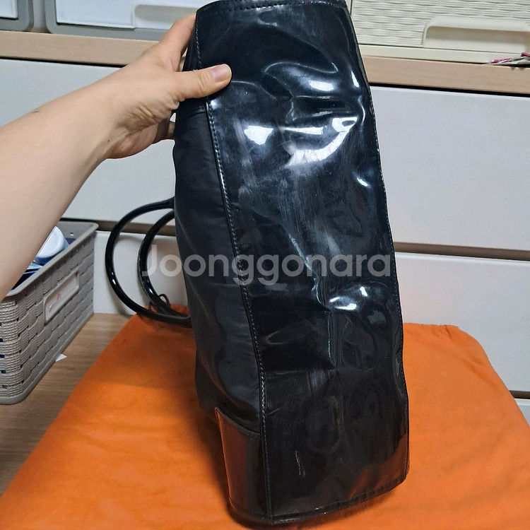 토리버치 블랙 나일론 토트백 숄더백 가방 빅백--5