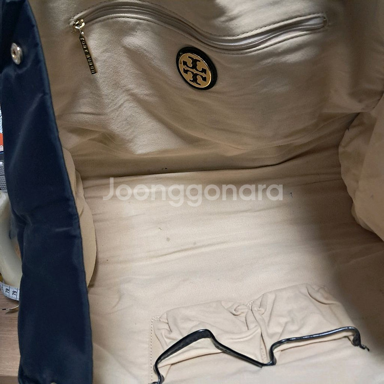 토리버치 블랙 나일론 토트백 숄더백 가방 빅백--6
