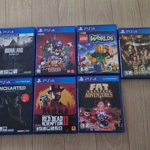 ps4 타이틀 팝니다. 열혈삼국지 삼국지 바이오하자드등