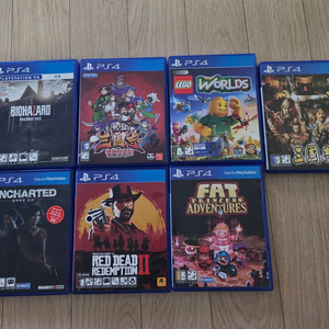 ps4 타이틀 팝니다. 열혈삼국지 삼국지 바이오하자드등