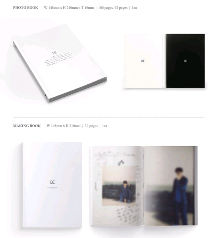 미개봉/배포) BTS BE deluxe 앨범--1