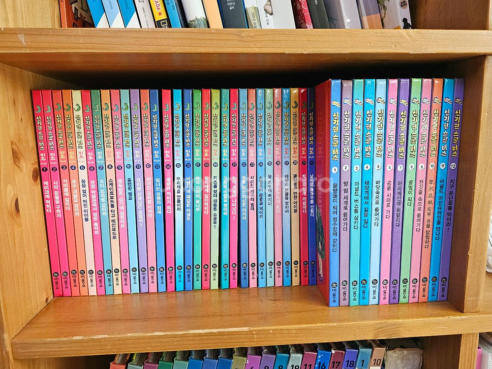 신기한 스쿨버스 풀세트(한글책+원서 총 45권+DVD--0