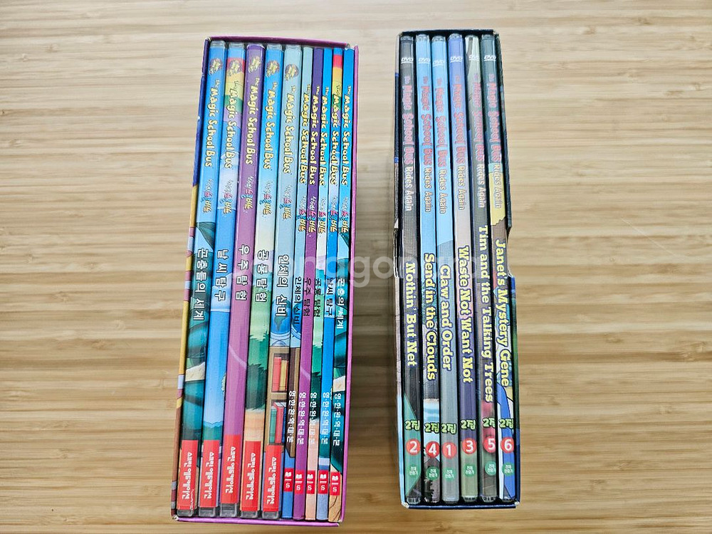 신기한 스쿨버스 풀세트(한글책+원서 총 45권+DVD--5