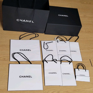 샤넬 쇼핑백 여러 사이즈