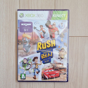 xbox360 미개봉 키넥트 러시 한글판 (택포)