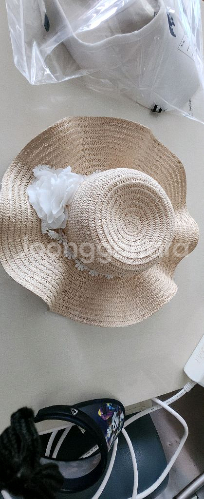 치크 여아 천연초 모자외--2