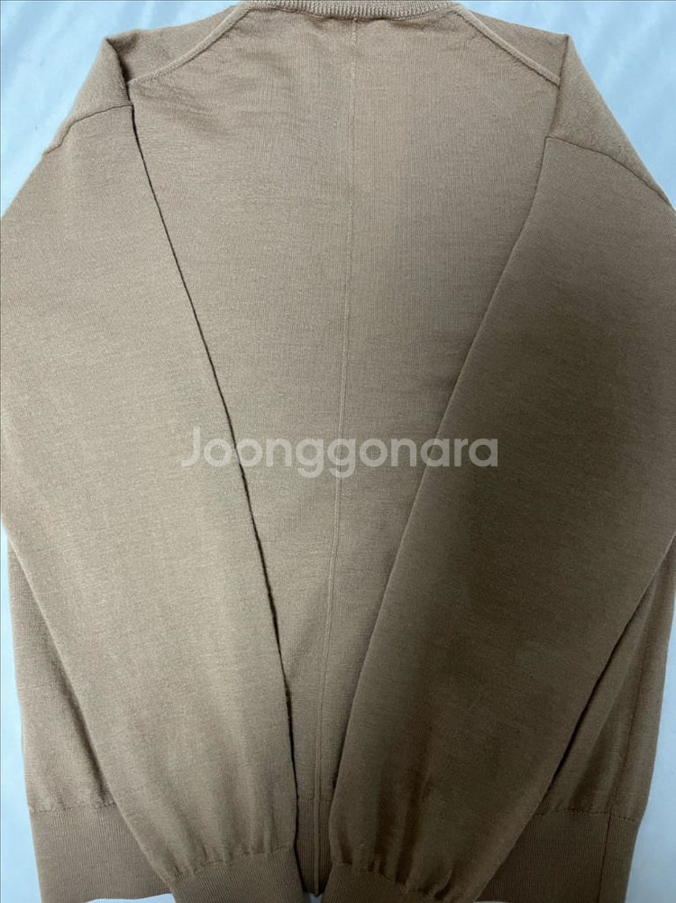 정품 버버리 도녹 dornoch 체크 패치 가디건--2