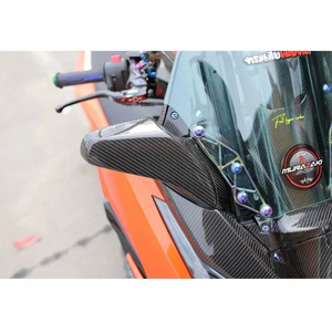 포르자300/350 카본 미러킷 숏타입미러 (리얼카본)