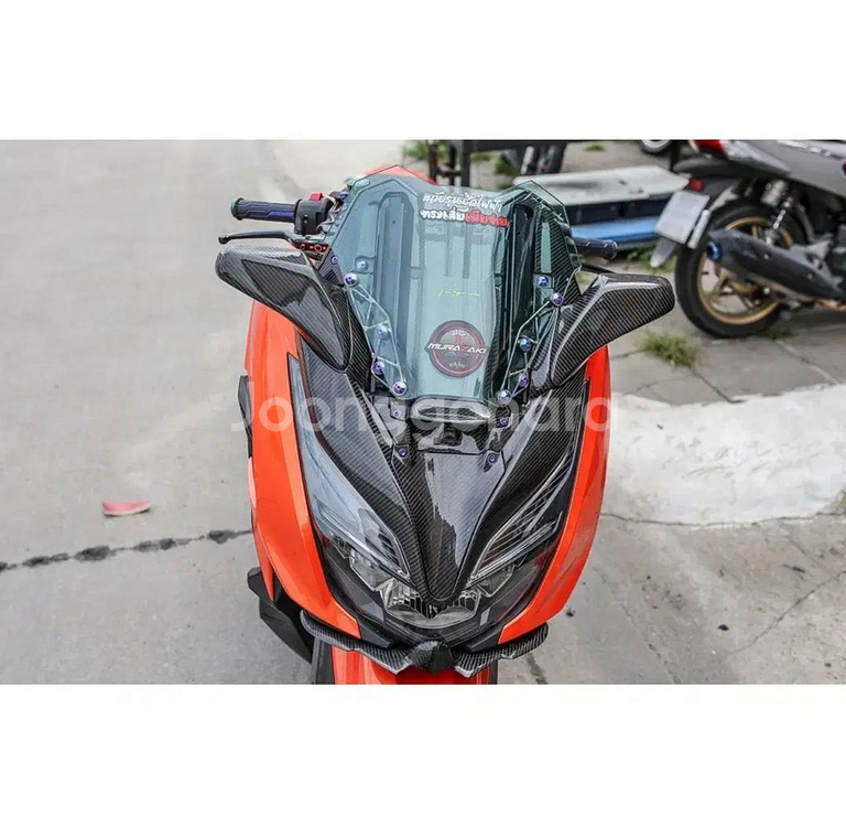 포르자300/350 카본 미러킷 숏타입미러 (리얼카본)--1