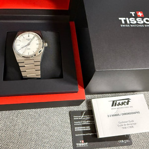 티쏘 prx 40mm 쿼츠 화이트 올루메 팝니다