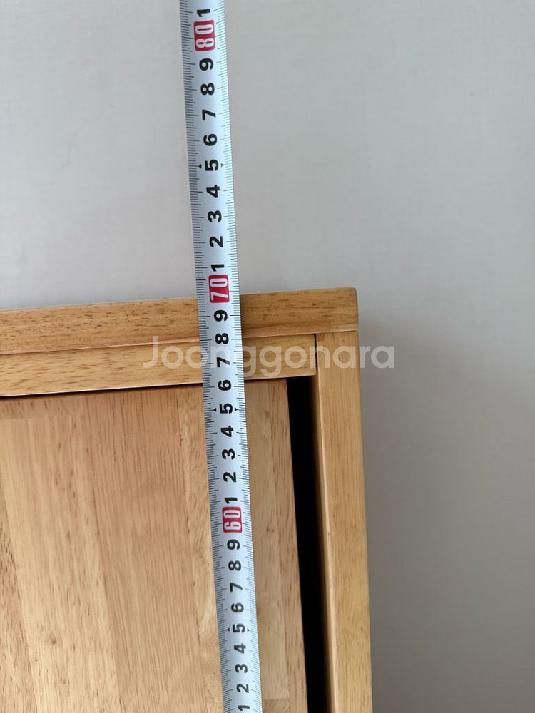 고무나무 원목장 수납장--5