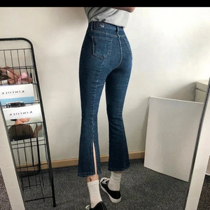 여성용 부츠컷 청바지