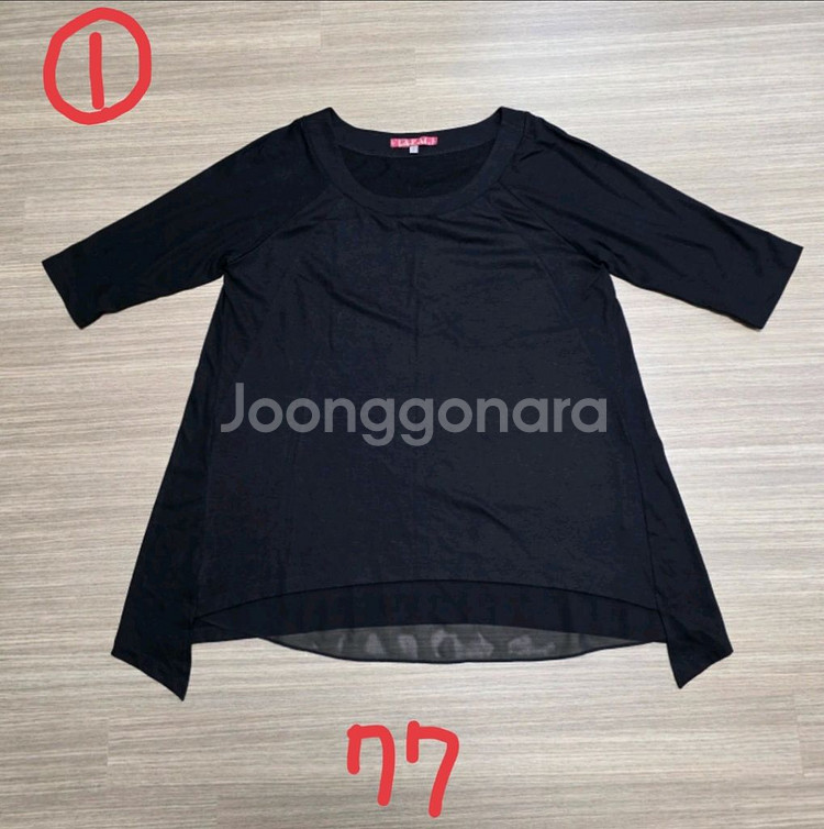 살랑살랑 티블라우스 66/77. 개당,,--0