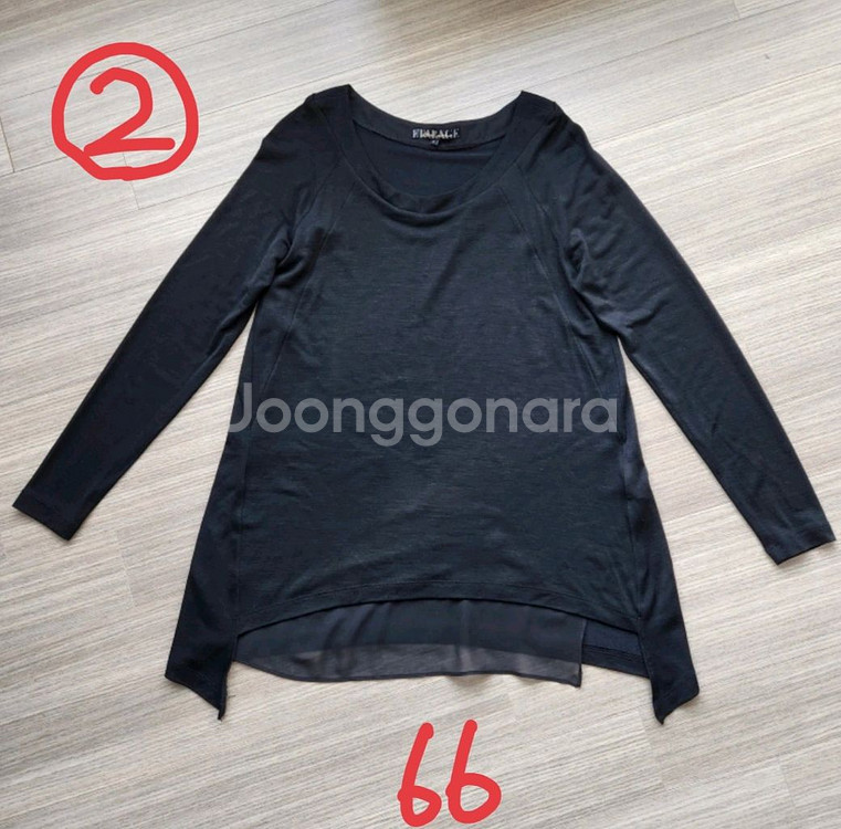 살랑살랑 티블라우스 66/77. 개당,,--1