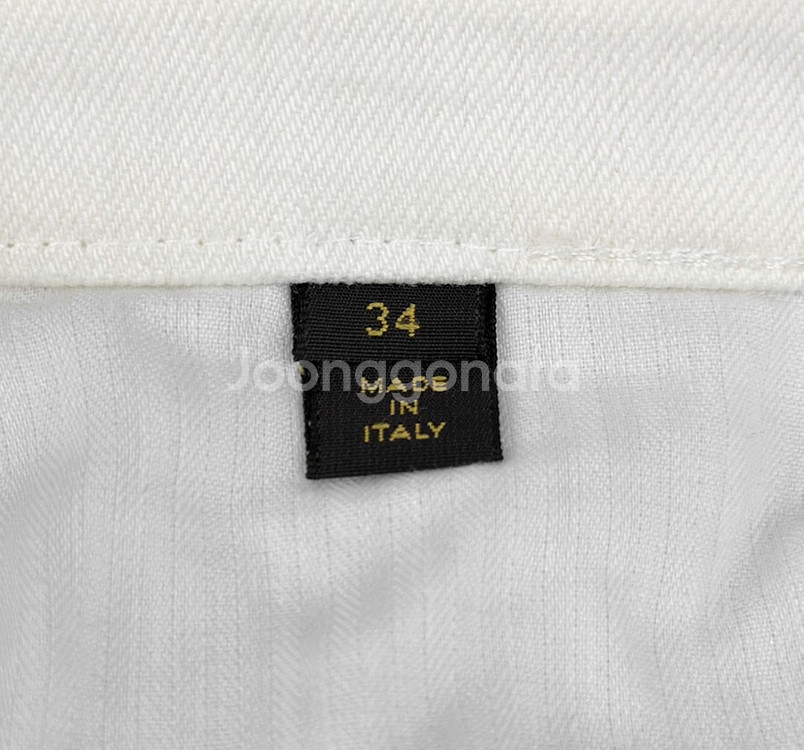 34] 루이비통 여성 모노그램 데님 팬츠 청바지 화이트--6