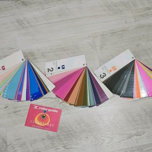 DIC 컬러 가이드 1 2 3 칼라 칩 북