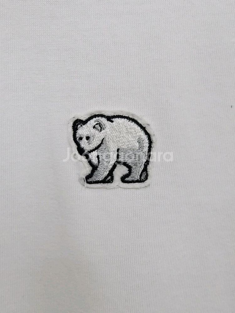 (XL) 내셔널지오그래픽 반팔티 화이트 북극곰 티셔츠--3
