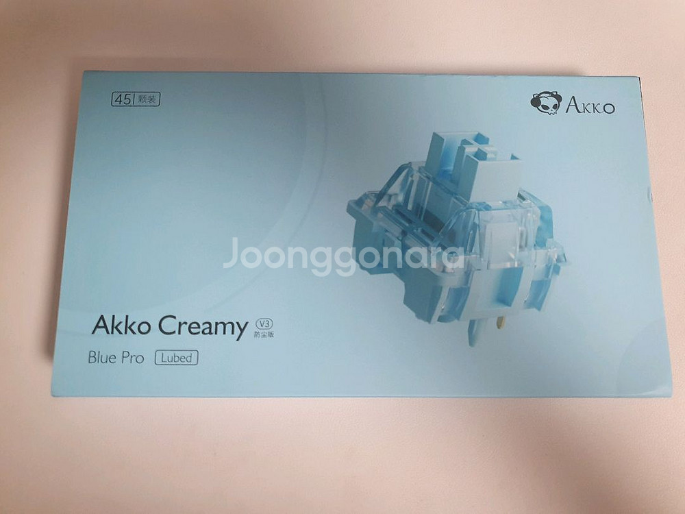 Akko 크림 블루 pro v3 45개--0