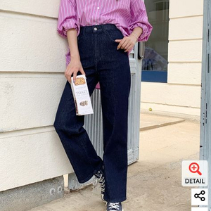 디핀논페이드세미일자P 데님