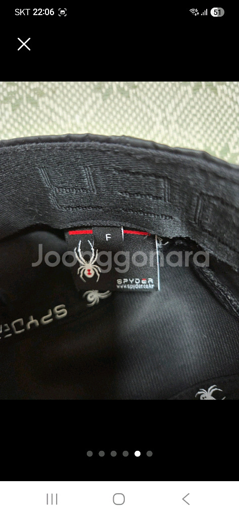 Spyder 스파이더 블랙캡F--4