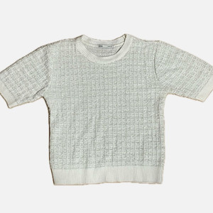 Mixxo 미쏘 트위드 니트 반팔