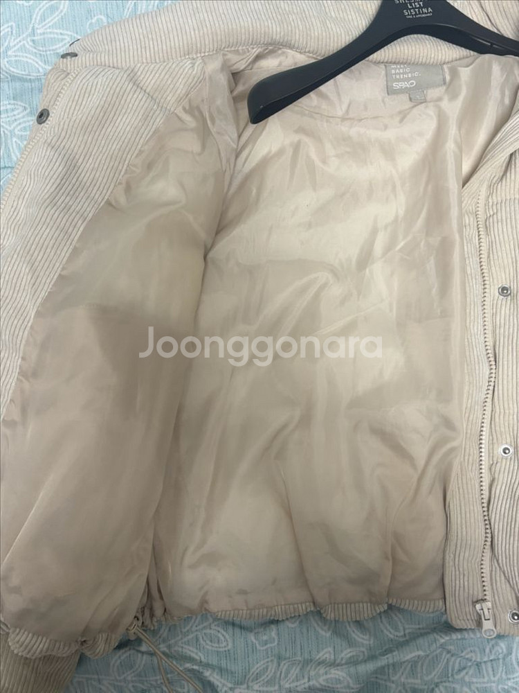 SPAO 스파오 패딩 푸퍼 코듀로이 크롭 여성 파스텔--3