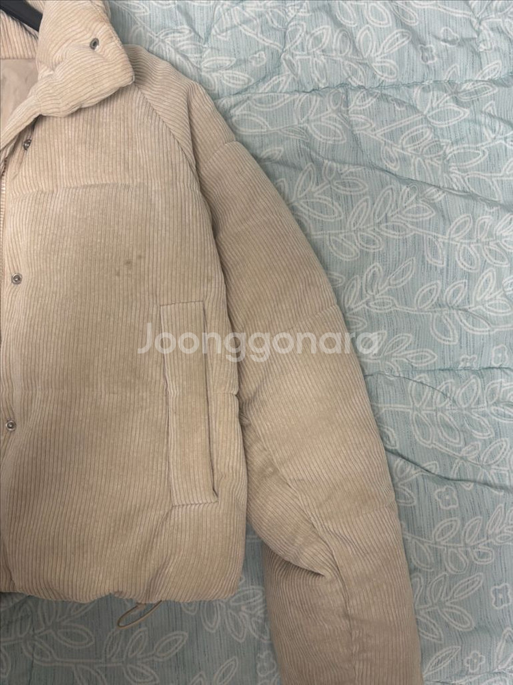 SPAO 스파오 패딩 푸퍼 코듀로이 크롭 여성 파스텔--2