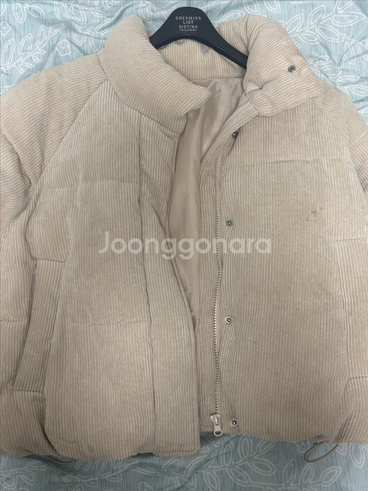 SPAO 스파오 패딩 푸퍼 코듀로이 크롭 여성 파스텔--4