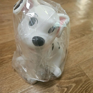 빈티지 디즈니 101마리 달마시안 굿즈 저금통 피규어