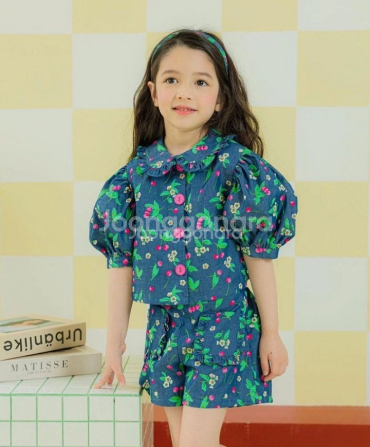 에이리틀 체리 셋업(120)+헤어밴드 set--0