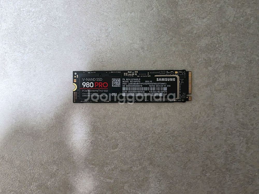 삼성 980pro 2tb 팝니다 p41--0