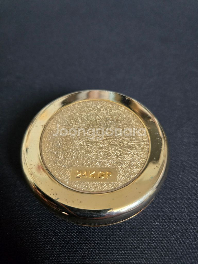 24KGP 순금도금 각인 인주 합(일본경찰서장 증정품)--1