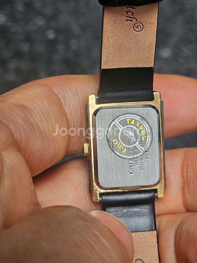 오리엔트 빈티지 탱크시계--3