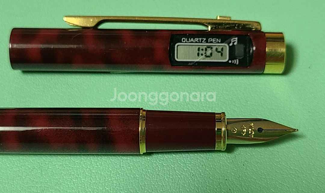 파이롯트 쿼츠 시계 만년필 F닙 풀셋--0