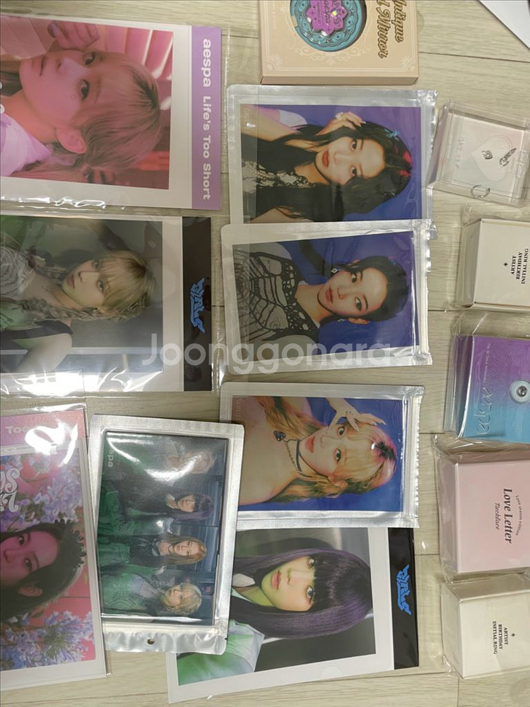 에스파 포토카드 굿즈 모음--2