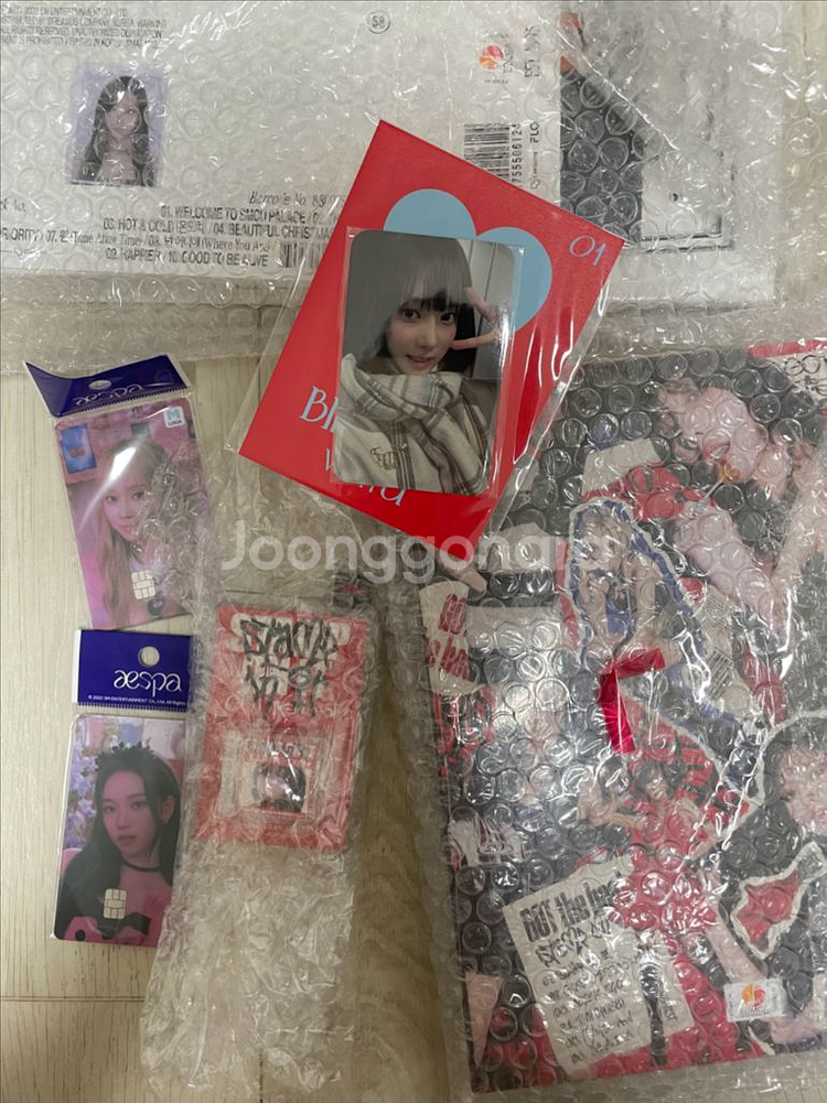 에스파 포토카드 굿즈--0