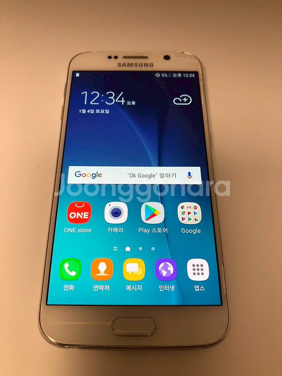 갤럭시 S6 화이트 기기 판매 (36802)--0