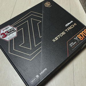 9800x3d + X870E Taichi cpu 보드셋