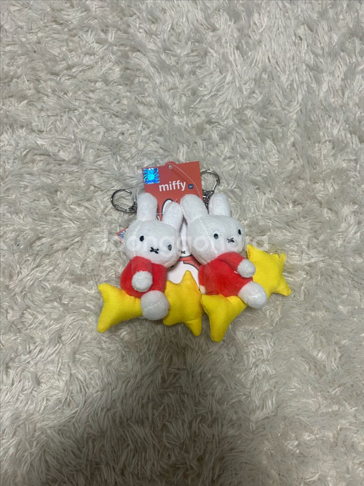(새상품)미피 별 키링 2개--0
