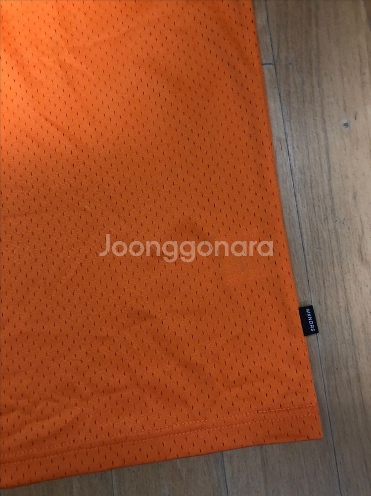 위캔더스 아케이드 메쉬 티셔츠 오렌지 XL--5